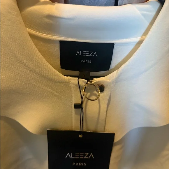 Elegant White Cardigan Sweater - Picture 2 of 4